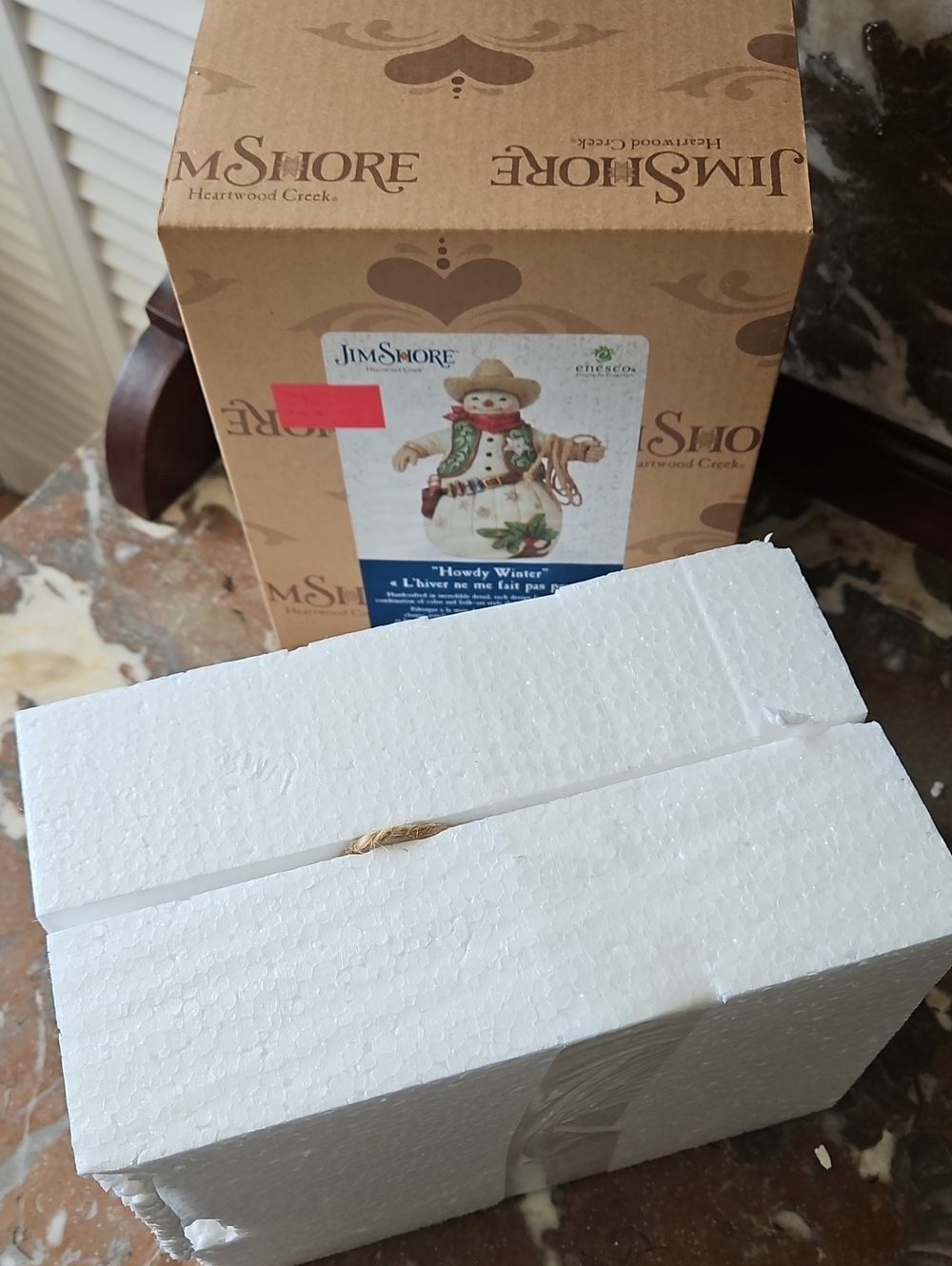 NWT 2024 Jim Shore Howdy Winter Snowman Western